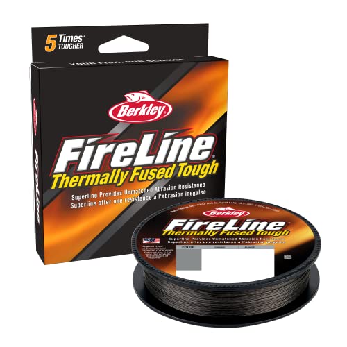 Berkley FireLine® Fused Original - 8-Strand Superline, Ultra-zähe & Abriebfeste geflochtene Angelschnur für überragendes Feingefühl und geschmeidige Würfe, grün, 0,10 mm, 6,2 kg, 328 yd|300 m von Berkley