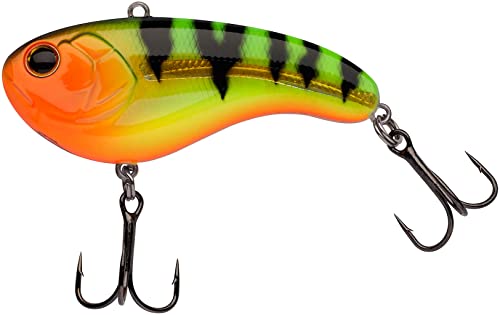 Berkley Flatt Shad Pike Hecht, Perch Barsch Angelköder, Firetiger gold, 20g | 66m von Berkley