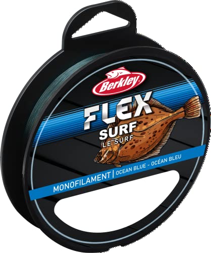 Berkley Flex SS-monofile-Brandungsschnüre – stark, wenig Drall, leicht zu knoten, sehr abriebfest, salzwasserfest – perfekt für den Salzwasserangler! von Berkley