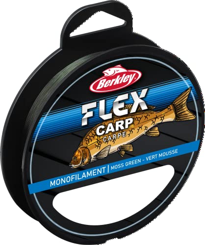 Berkley Flex SS monofile Karpfenschnur – stark, wenig Drall, leicht zu knoten, abriebfest, sinkend – perfekt für den Karpfenangler!, moosgrün Berkley Flex SS monofile Karpfenschnur – stark, wenig Drall, leicht zu knoten, abriebfest, sinkend – perfekt für den Karpfenangler!, moosgrün von Berkley