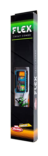 Berkley Flex Trout Fishing Rute and Rolle Starter Combo - Forellen Kit enthält vorbespulte Rolle, Tackle Box und Forellenteig Berkley Flex Trout Fishing Rute and Rolle Starter Combo - Forellen Kit enthält vorbespulte Rolle, Tackle Box und Forellenteig von Berkley