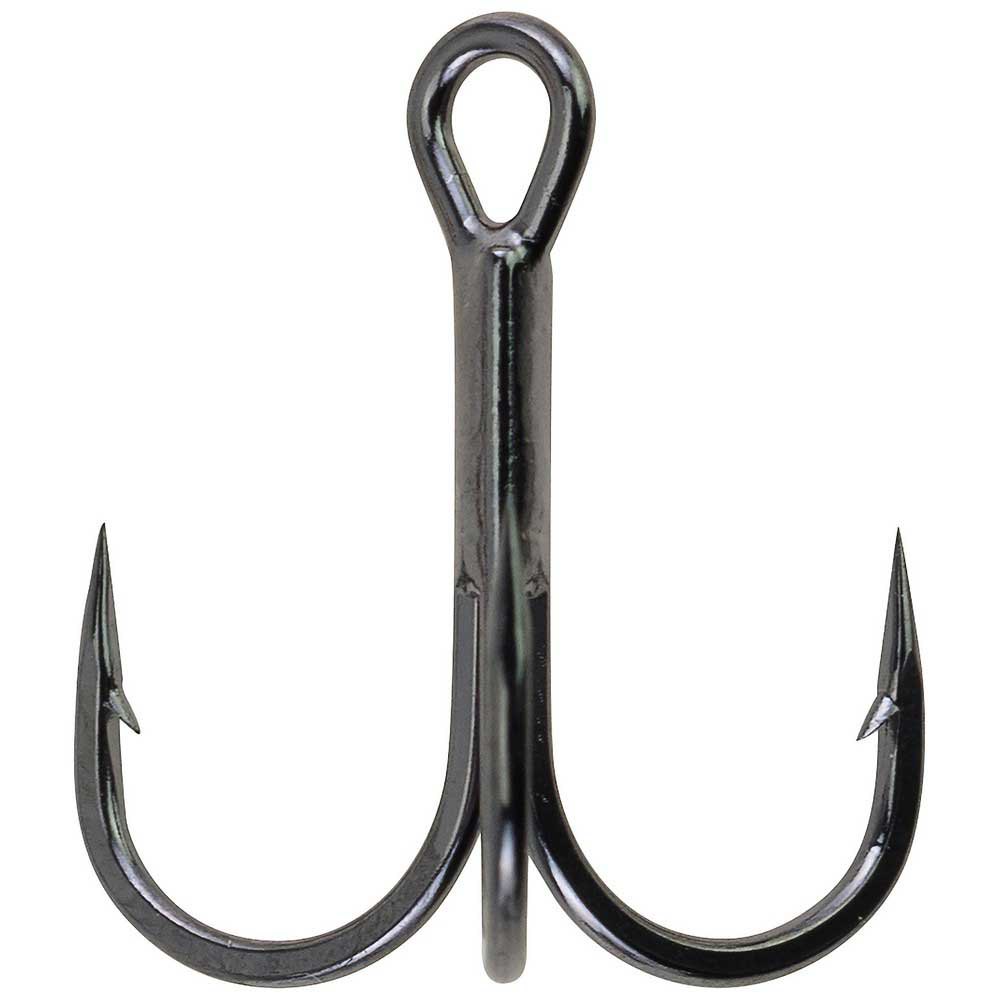 Berkley Fusion 19 Bulk Barbed Treble Hook Schwarz 10 von Berkley