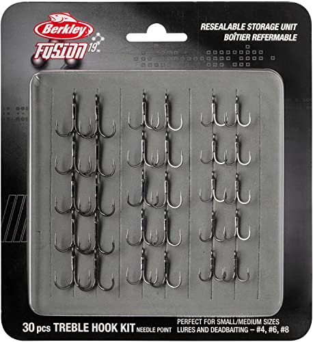 Berkley Fusion19 Drillingshaken Großpackung – Ersatz-Kit für Köderhaken – Hecht-Deadbait-Drillinge – Deadbait Haken – Hecht, Zander Berkley Fusion19 Drillingshaken Großpackung – Ersatz-Kit für Köderhaken – Hecht-Deadbait-Drillinge – Deadbait Haken – Hecht, Zander von Berkley