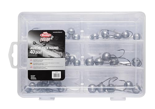 Berkley Fusion19 Jighead Pack – Jigkopf Sammlung in Tackle Box, gemischte Größen für Gummifische, Paddelschwänze – Raubfischangeln, Hecht, Barsch, Zander Berkley Fusion19 Jighead Pack – Jigkopf Sammlung in Tackle Box, gemischte Größen für Gummifische, Paddelschwänze – Raubfischangeln, Hecht, Barsch, Zander von Berkley