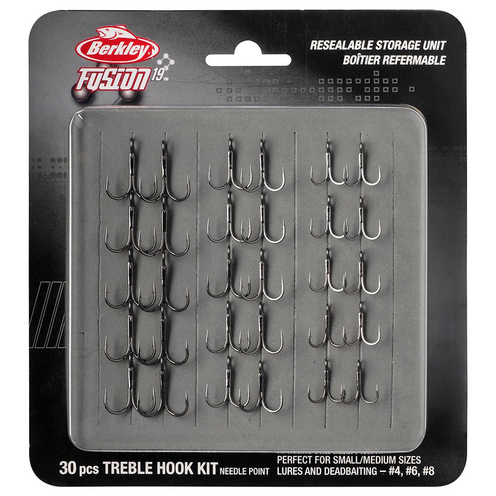 Berkley Fusion19 Small Kit Treble Hook 30 Units Silber Berkley Fusion19 Small Kit Treble Hook 30 Units Silber von Berkley