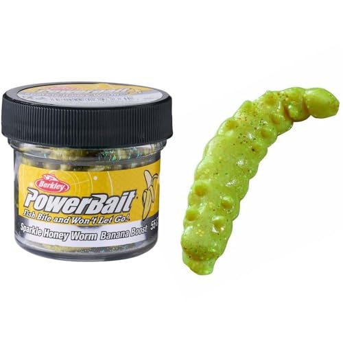 Berkley Angelhaken Power Honey Worm 2,5 cm Gelb/Schuppen, Nadelspitze, 1 Stück Berkley Angelhaken Power Honey Worm 2,5 cm Gelb/Schuppen, Nadelspitze, 1 Stück von Berkley