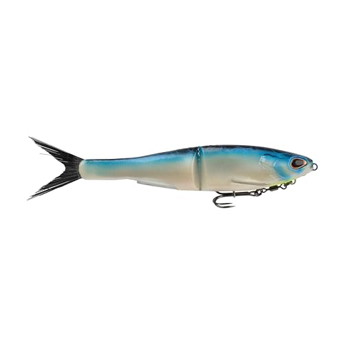 Berkley PowerBait Nessie Glide Bait, Spannung, 17,8 cm, unwiderstehlicher Duft und Geschmack, ideal zum Barschangeln, ausgestattet mit Fusion19 Haken von Berkley