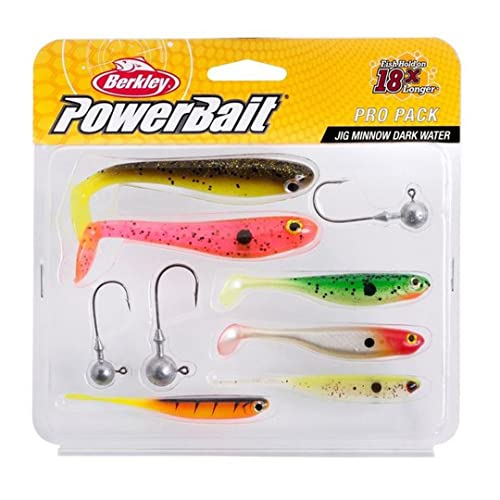 Berkley Jig Minnow Dark Water Mix - Fishing Hook, 8 Stück Berkley Jig Minnow Dark Water Mix - Fishing Hook, 8 Stück von Berkley