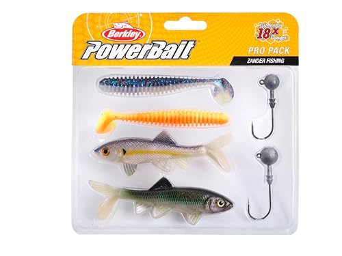 Berkley Pro Pack Zander, Köder-Sets, Raubfischköder für Zander, gemischte Farben, Berkley Pro Pack Zander, Köder-Sets, Raubfischköder für Zander, gemischte Farben, von Berkley