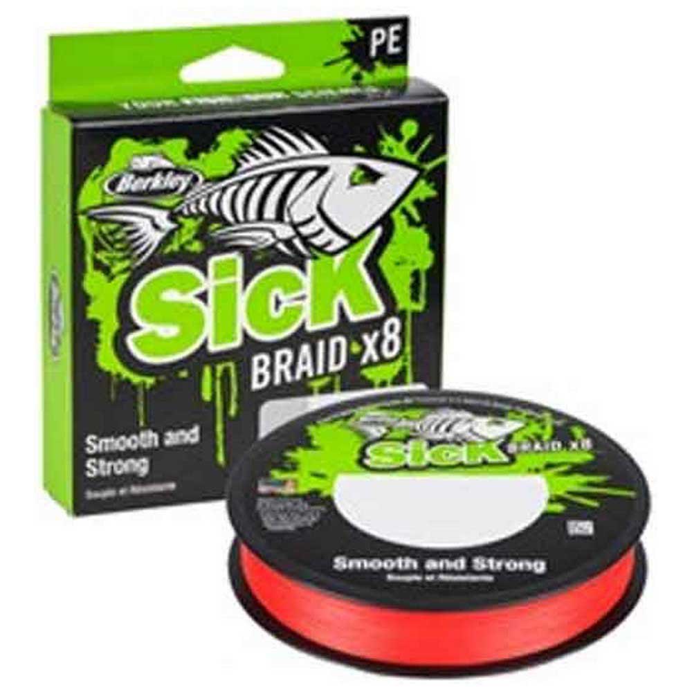 Berkley Sick 150 M Braided Line Rot 0.330 mm Berkley Sick 150 M Braided Line Rot 0.330 mm von Berkley