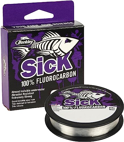 Berkley Sick Fluorocarbon-Vorfachmaterial – durchsichtige Fluoro-Carbon-Angelschnur, schnell sinkendes und unsichtbares Raubfisch-Angelvorfach, 50 m, farblos Berkley Sick Fluorocarbon-Vorfachmaterial – durchsichtige Fluoro-Carbon-Angelschnur, schnell sinkendes und unsichtbares Raubfisch-Angelvorfach, 50 m, farblos von Berkley