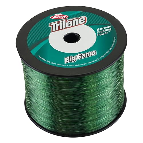 Berkley Trilene Großwild Monofile Sonderspule, Unisex-Erwachsene, 1068357, grün, 20 Pound Test-650 Yard von Berkley