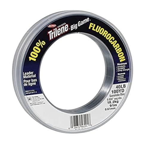 Berkley Trilene Big Game Fluorocarbon Leader Angelschnur – 100 % Fluorocarbon in Profi Qualität von Berkley