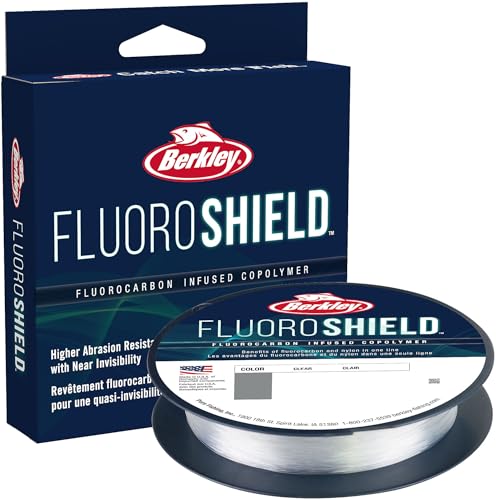 Berkley Unisex-Erwachsene FluoroShield Fishing Line, Klar, 0.015 in|0.38 mm, 17 lb|7.7 kg, 300 yd|274 m Berkley Unisex-Erwachsene FluoroShield Fishing Line, Klar, 0.015 in|0.38 mm, 17 lb|7.7 kg, 300 yd|274 m von Berkley