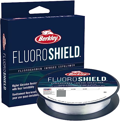 Berkley Unisex-Erwachsene FluoroShield Fishing Line, Klar, 0.011 in|0.27 mm, 10 lb|4.5 kg, 300 yd|274 m von Berkley