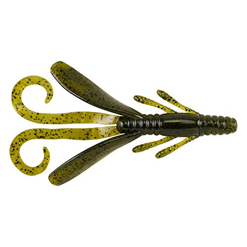 Berkley Unisex-Erwachsene PowerBait Power Hawg Angelköder, 10,2 cm, Wassermelone, 8 Stück, 4" (8 Count) von Berkley