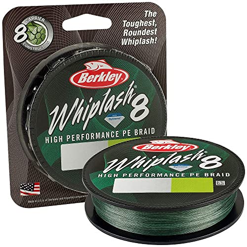 Berkley Whiplash 8 Geflochtene Schnur, Grün, 12.9kg | 28lb| 300m Berkley Whiplash 8 Geflochtene Schnur, Grün, 12.9kg | 28lb| 300m von Berkley