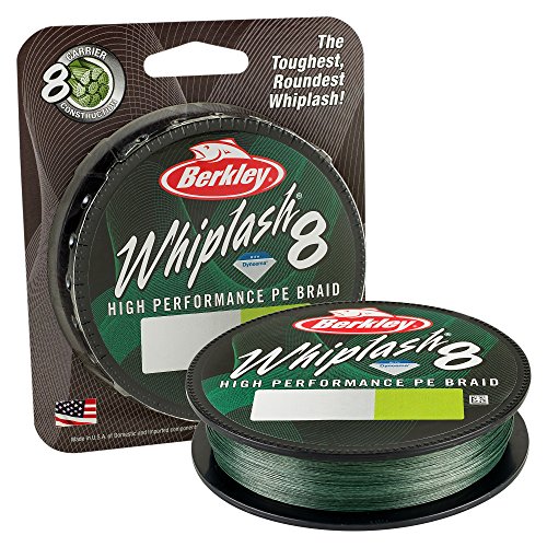 Berkley Whiplash 8 Geflochtene Schnur, Grün Berkley Whiplash 8 Geflochtene Schnur, Grün von Berkley