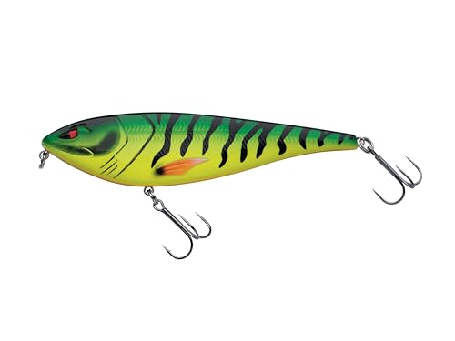 Berkley Zilla Glider Angelköder; Predator Glide Köder für Angler, Hecht, Musky & Zander; Langsam sinkender Schwimmköder mit Side-to-Side Aktion; Langer Wurf & lautes Klappern, 13cm, Albino Forelle Berkley Zilla Glider Angelköder; Predator Glide Köder für Angler, Hecht, Musky & Zander; Langsam sinkender Schwimmköder mit Side-to-Side Aktion; Langer Wurf & lautes Klappern, 13cm, Albino Forelle von Berkley