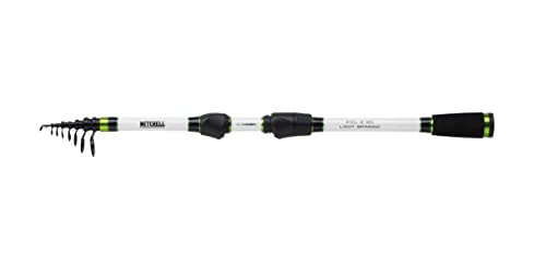 Mitchell Epic MX1 Tele-Spinnrute, leicht mit mäßig schneller Aktion, ideal zum Barschangeln, Forellen, Döbel und kleine Raubfische, teleskopisches Design macht das Reisen einfach Mitchell Epic MX1 Tele-Spinnrute, leicht mit mäßig schneller Aktion, ideal zum Barschangeln, Forellen, Döbel und kleine Raubfische, teleskopisches Design macht das Reisen einfach von Mitchell