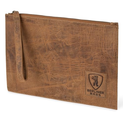 Berliner Bags Vintage Dokumentenmappe Dirk, Aktenmappe aus Leder, Dokumentenordner für Reisepass, Fahrkarten, Stifte, für Damen und Herren - Braun Berliner Bags Vintage Dokumentenmappe Dirk, Aktenmappe aus Leder, Dokumentenordner für Reisepass, Fahrkarten, Stifte, für Damen und Herren - Braun von Berliner Bags