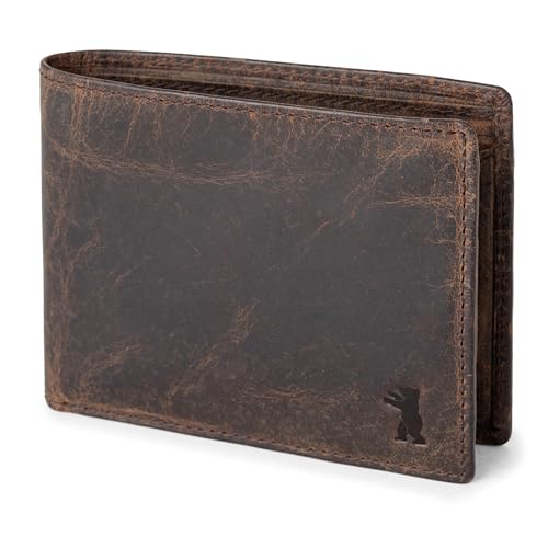 Berliner Bags Vintage Geldbörse Peter, Portmonee aus Leder, Geldbeutel mit TÜV-geprüftem RFID-Schutz, für Herren – Braun Berliner Bags Vintage Geldbörse Peter, Portmonee aus Leder, Geldbeutel mit TÜV-geprüftem RFID-Schutz, für Herren – Braun von Berliner Bags