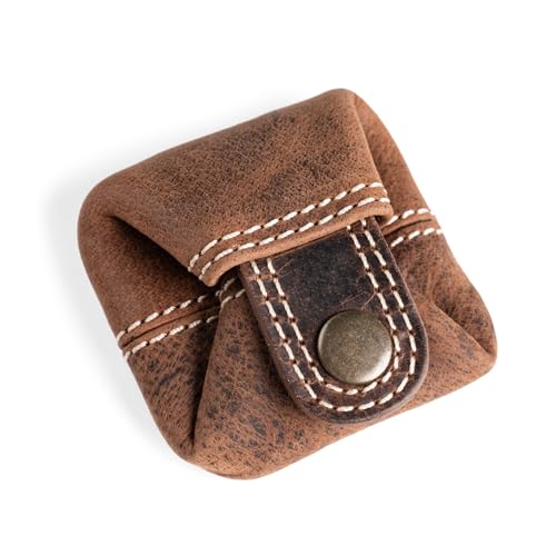 Berliner Bags Vintage Geldsäckchen Lena S aus Leder, Münzbörse Mini Geldbeutel für Damen und Herren – Braun Berliner Bags Vintage Geldsäckchen Lena S aus Leder, Münzbörse Mini Geldbeutel für Damen und Herren – Braun von Berliner Bags