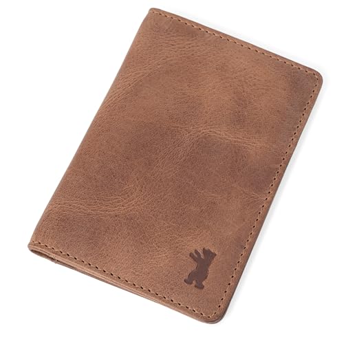 Berliner Bags Vintage Geldbörse Porto aus Leder mit RFID-Schutz und Geschenkbox, Slim Wallet Geldbeutel und Kartenetui, für Damen und Herren - Braun Berliner Bags Vintage Geldbörse Porto aus Leder mit RFID-Schutz und Geschenkbox, Slim Wallet Geldbeutel und Kartenetui, für Damen und Herren - Braun von Berliner Bags