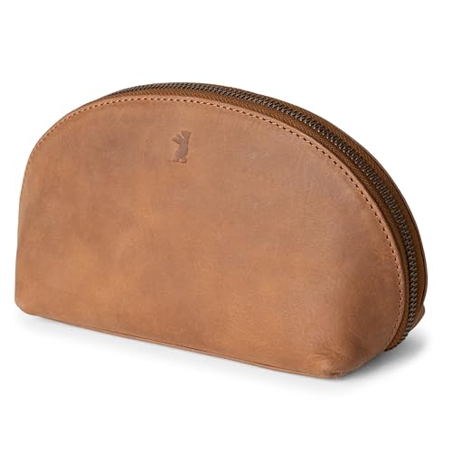 Berliner Bags Vintage Kosmetiktasche Zoe, Kleiner Kulturbeutel, Schminktasche aus Leder, Federmäppchen für Damen und Mädchen Berliner Bags Vintage Kosmetiktasche Zoe, Kleiner Kulturbeutel, Schminktasche aus Leder, Federmäppchen für Damen und Mädchen von Berliner Bags