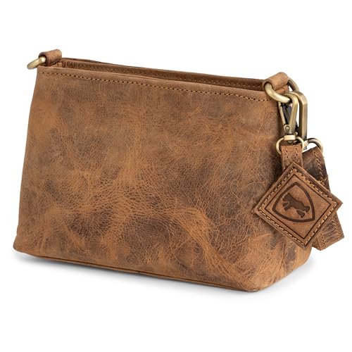 Berliner Bags Vintage Umhängetasche Marbella XS, Kleine Schultertasche Crossbody Bag aus Leder, Handtasche für Damen - Braun von Berliner Bags