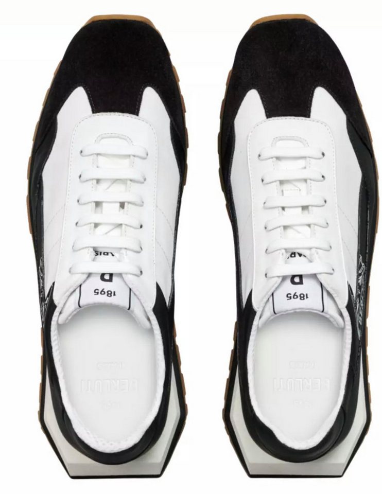 Berluti Signature Graphic Vitello Schuhe Sneaker Padded Collar, Designer-Emblem Berluti Signature Graphic Vitello Schuhe Sneaker Padded Collar, Designer-Emblem von Berluti