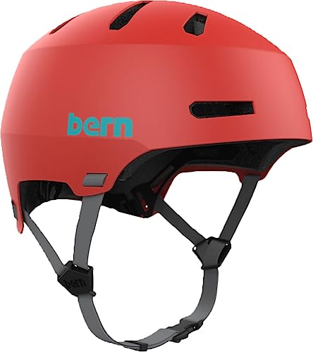 BERN Macon 2.0 H2O Helm 2023 Matte Hyper red, M von Bern