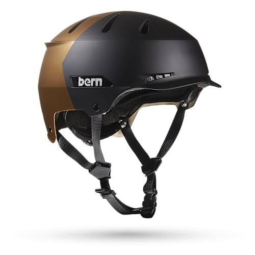 Bern Hendrix Helm, Metallic Kupfer Hatstyle, L von Bern
