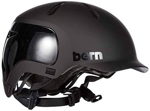Bern WATTS 2.0 Fahrrad Helm, Matte Black, M Bern WATTS 2.0 Fahrrad Helm, Matte Black, M von Bern