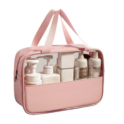 Reise-Kosmetiktasche, große Kapazität, wasserdichte Tasche für kleine Gegenstände, wiederverwendbarer, ästhetischer Organizer für Badezimmer, Fitnessstudio, rose, Refer to description, Uni von Berriphonia