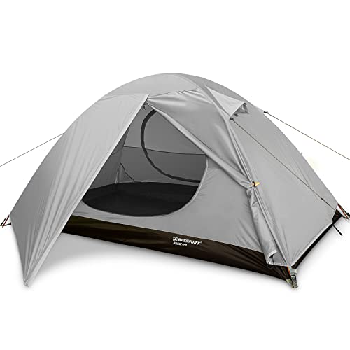 Bessport Zelt 1 & 2 & 4 Personen Ultraleichte Camping Zelte, 3-4 Saison Wasserdicht & Winddicht Kuppelzelt, Kleine Packungsgröße, Geeignet für Erwachsene, Wandern, Camping, Outdoor (2 Personen-Grau) Bessport Zelt 1 & 2 & 4 Personen Ultraleichte Camping Zelte, 3-4 Saison Wasserdicht & Winddicht Kuppelzelt, Kleine Packungsgröße, Geeignet für Erwachsene, Wandern, Camping, Outdoor (2 Personen-Grau) von Bessport