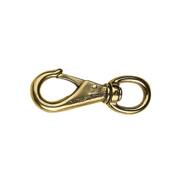 Best Divers Brass Swivel Eye Carabiner Golden von Best Divers