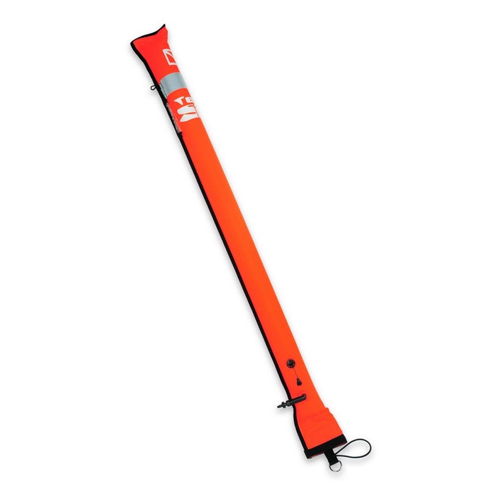 Best Divers Deco Buoy With Bc Connection Orange 135 x 12 cm von Best Divers