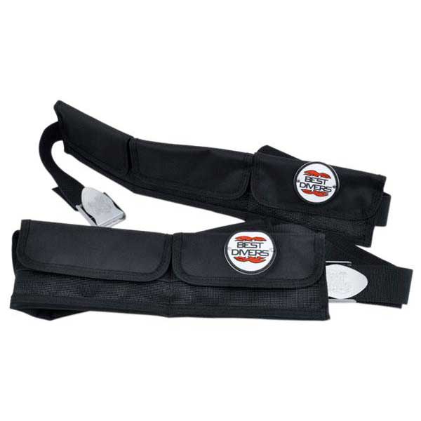 Best Divers Pocket Weight Belt Schwarz L von Best Divers