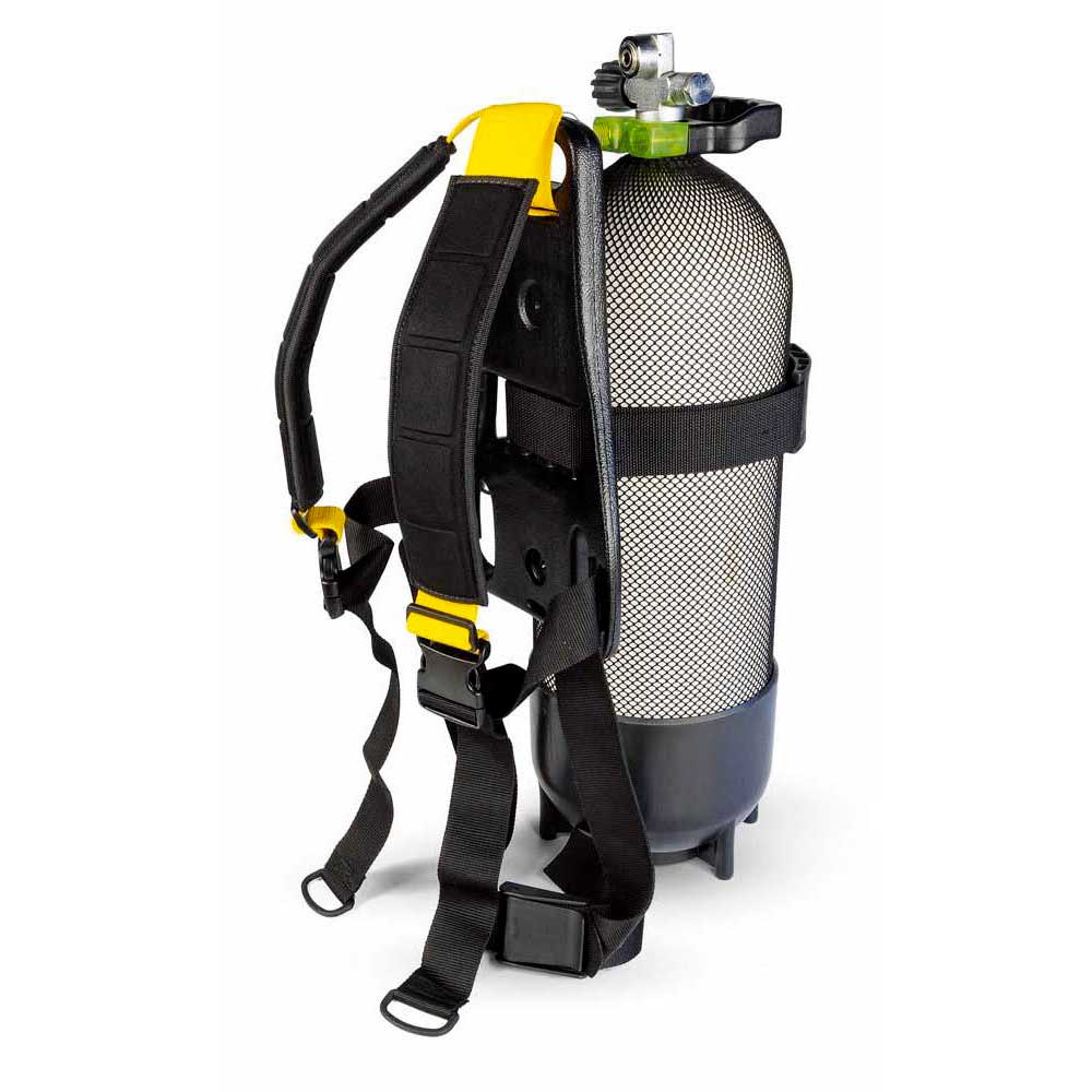 Best Divers Tank Backpack With Shoulder Straps Vest Schwarz von Best Divers