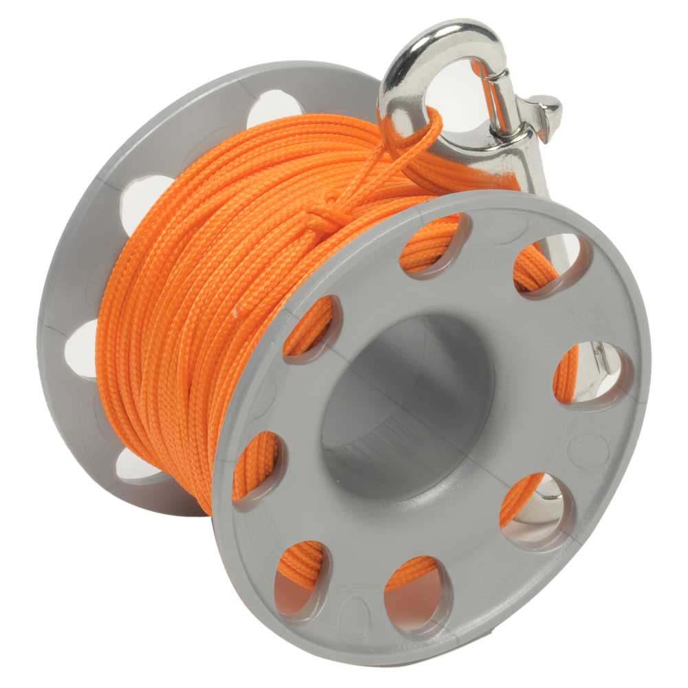 Best Divers Tech Reel F31 Orange Line 1.5 Mm Spool Orange 30 m von Best Divers