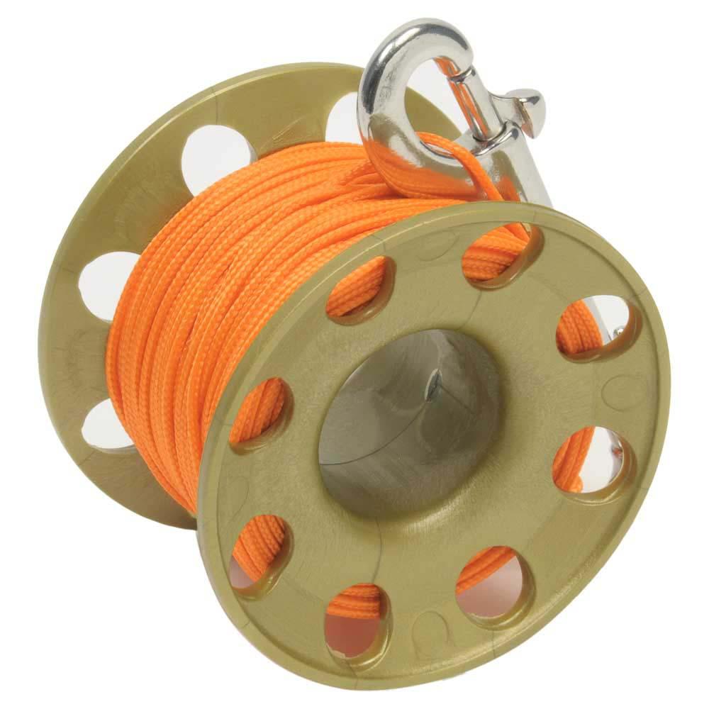 Best Divers Tech Reel F31 Orange Line 1.5 Mm Spool Orange 30 m von Best Divers