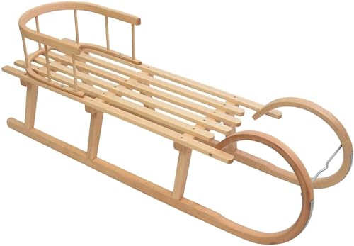 Best For Kids Hörnerrodel 120 cm mit Rückenlehne + Zugleine Rodelschlitten Davoser aus Holz bis 200 kg belastbar Best For Kids Hörnerrodel 120 cm mit Rückenlehne + Zugleine Rodelschlitten Davoser aus Holz bis 200 kg belastbar von Best For Kids