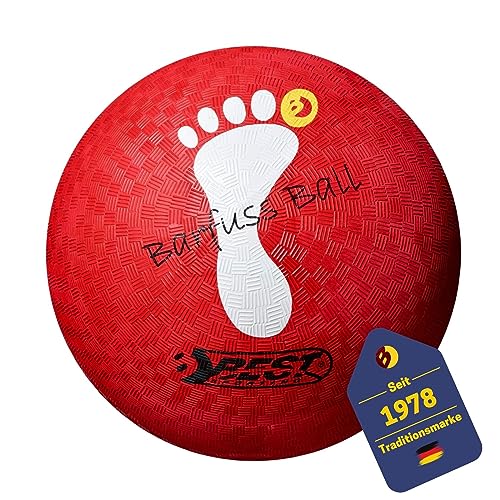 BEST SPORTING Barfuß Fußball I Leichter Ball Größe 5 I roter Sportball I hochwertiger Kickball I Kinder Spielball aus Soft-Gummi I Strandball für Drinnen und Draußen geeignet I Ball Kinder BEST SPORTING Barfuß Fußball I Leichter Ball Größe 5 I roter Sportball I hochwertiger Kickball I Kinder Spielball aus Soft-Gummi I Strandball für Drinnen und Draußen geeignet I Ball Kinder von BEST SPORTING