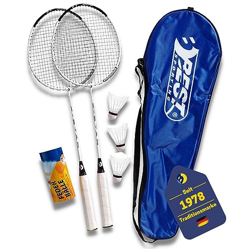 Best Sporting 200 XT Badminton Set, 2 Badminton Schläger 3 Bälle inklusive Tragetasche von B Best Sporting