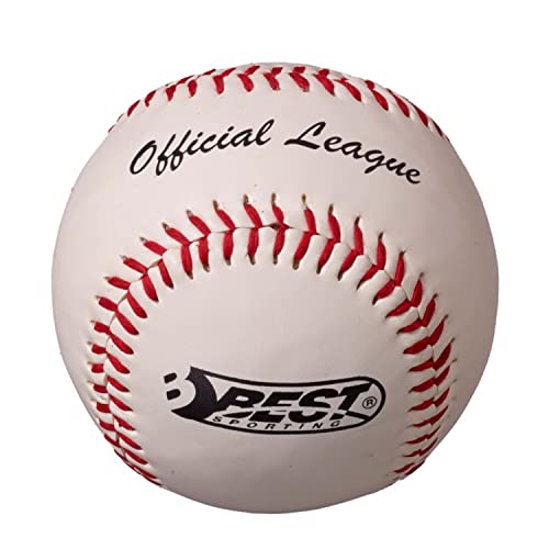 Best Sporting Baseball I Softball I 7 cm Training Baseball I Ball I Sport Baseball I Softbälle I Basebälle I Jugend Baseball Bälle Softball I Weiß (1 Stück) von B Best Sporting