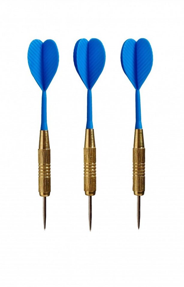 Best Sporting Dartpfeil Dartpfeilset Torpedo, 3 Stück à 20 g, Messing, blau, rot oder gelb von Best Sporting