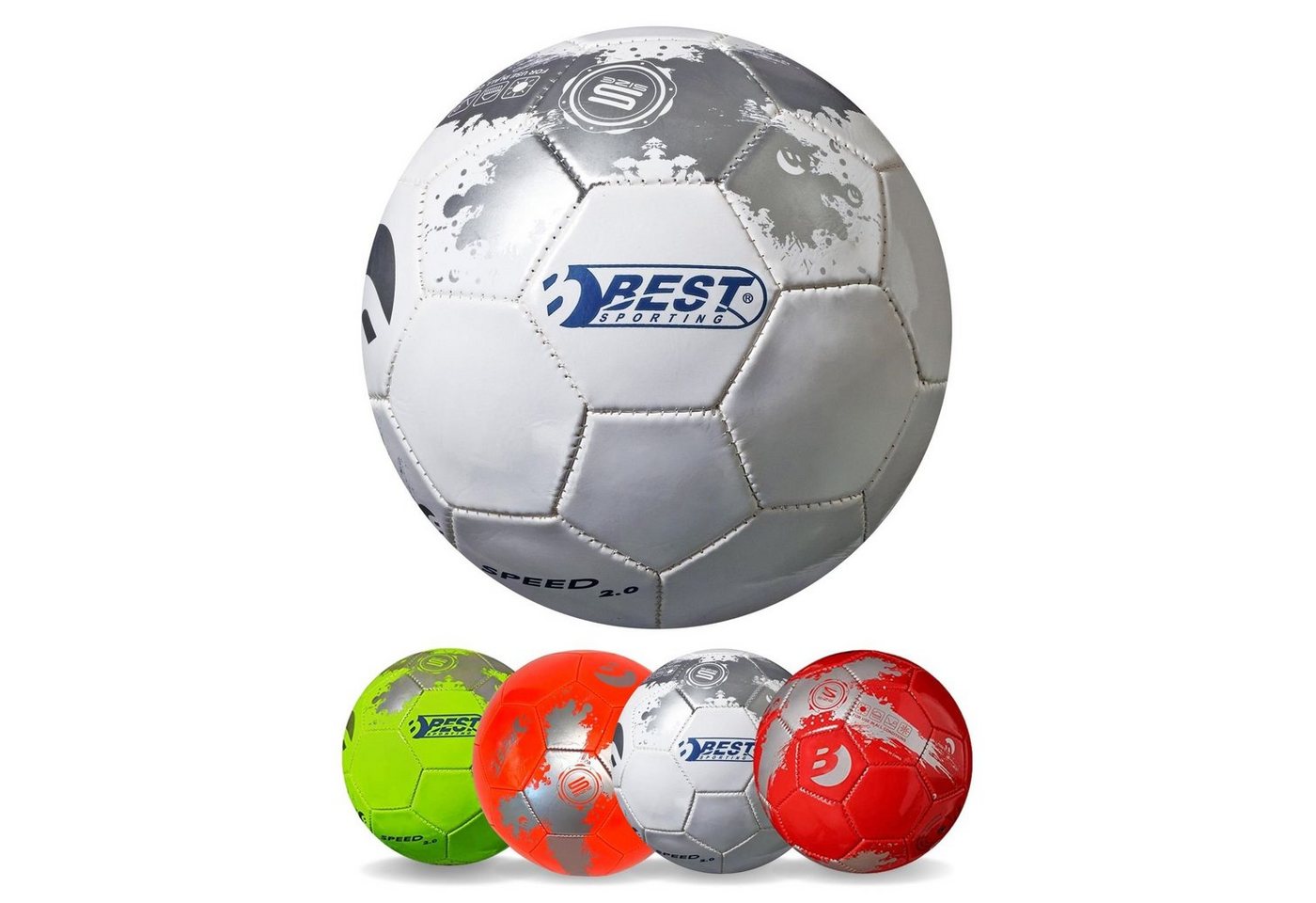 Best Sporting Spielball Speed 2.0 I Bunter Fußball Kinder in Größe 5, Mit coolem Design für Kinder Best Sporting Spielball Speed 2.0 I Bunter Fußball Kinder in Größe 5, Mit coolem Design für Kinder von Best Sporting
