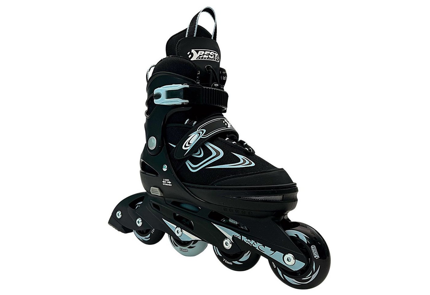 Best Sporting Schlittschuhe Robuste Inliner für Jugendliche - Mit Bremse und 4 Rollen, Größenverstellbar Best Sporting Schlittschuhe Robuste Inliner für Jugendliche - Mit Bremse und 4 Rollen, Größenverstellbar von Best Sporting