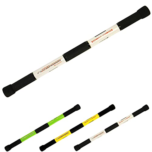 Best Sporting Schwingstab Fitness POWERCISER Weiss I Schwingstab Physiotherapie mit Trainingsanleitung I Swingstick für Fitnesstraining Muskulatur, Haltung und Koordination I Schwungstab Gymnastik von B Best Sporting